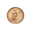 Zlatá minca Desetikoruna Františka Josefa I. Uherská ražba 1893