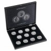 Sada 11 stříbrných mincí série The Queen´s Beasts + Queen's Beasts completer coin 2 Oz