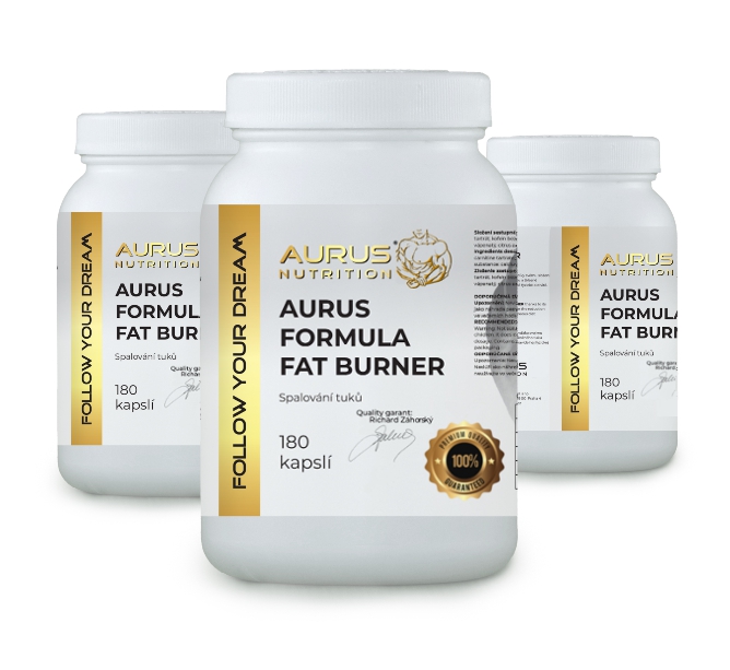 AURUS FORMULA FAT BURNER 180 KAPSLÍ, SPALOVAČ TUKŮ, BALENÍ NA 2 MĚSÍCE