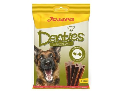 Josera pamlsok Dog Denties with Turkey&Apple 180 g