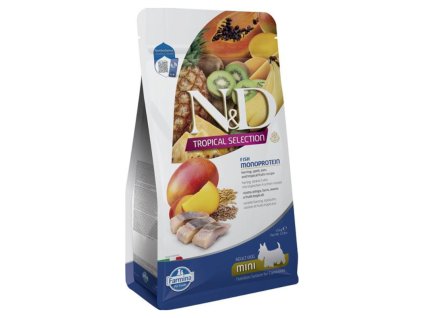 Farmina N&D dog TROPICAL SELECTION (AG) adult mini, herring 1,5 kg