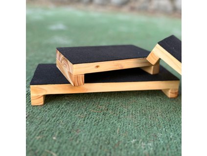 Drevený target obdlžník 20 x 12 cm, výška 4 cm 2