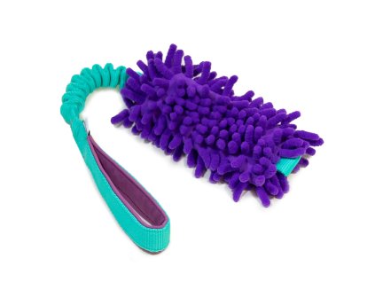 treningova hracka pre psa mop s amortizerom fialovy L