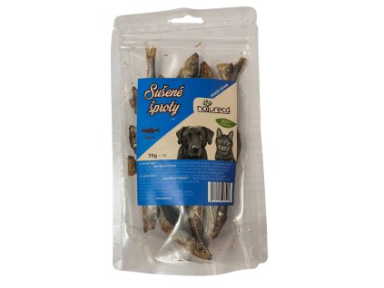 Sušené šproty 70 gr, 6 8 cm 2