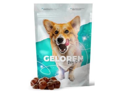 Geloren DOG S–M zuvacie zelatinove tablety 180 g (60ks)
