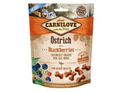 Pamlsok Carnilove Dog Ostrich with Blackberries with fresh meat 200 g