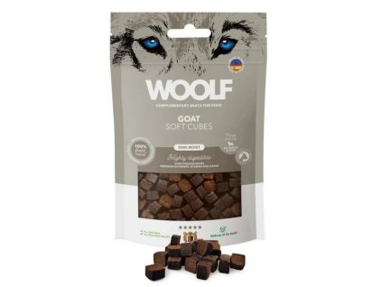 Pamlsok Woolf Dog Soft Cubes Goat 100 g