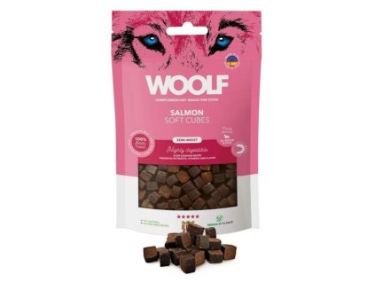 Pamlsok Woolf Dog Soft Cubes Salmon 100 g