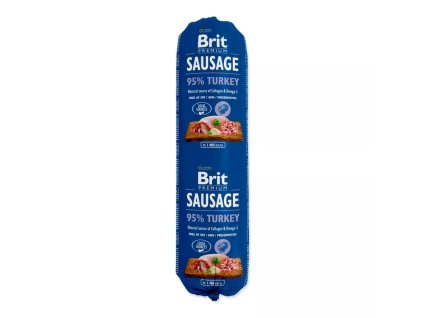 Saláma BRIT dog Turkey 800 g