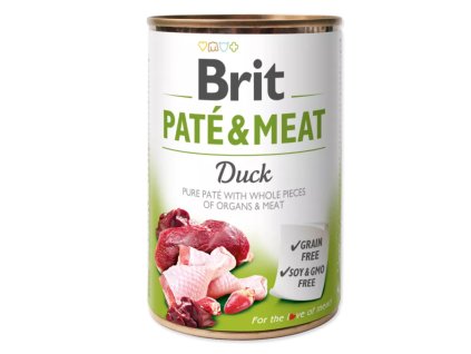 Brit Paté & Meat Duck 400 g konzerva