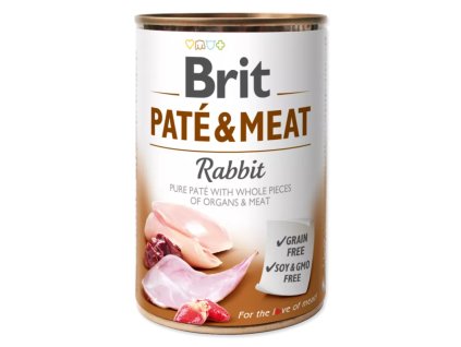 Brit Paté & Meat Rabbit 400 g konzerva