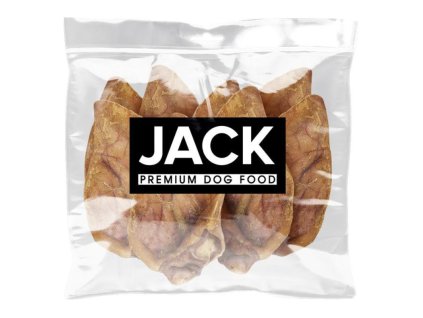 Pamlsok Jack bravčové uši XXL balenie 10 ks