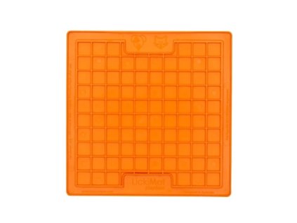LickiMat Playdate lizacia podlozka 20x20 cm oranzova