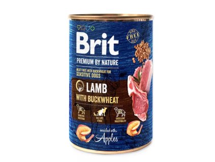 Brit Premium by Nature Lamb with Buckwheat 400 g konzerva