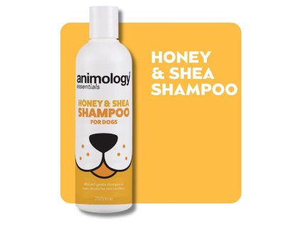 Animology Essentials Honey Shea sampon pre psy Med Bambucke maslo 250 ml