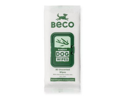 cistiace obrusky pre psov Beco Bamboo neparfumovane 80 ks