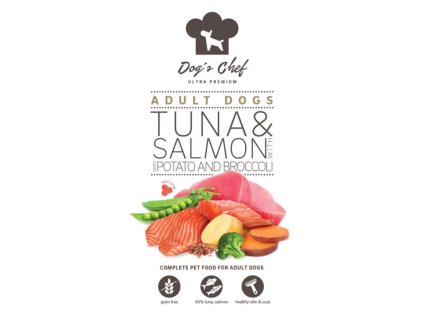 Dog’s Chef Tuna Salmon with Sweet potato and Broccoli ADULT