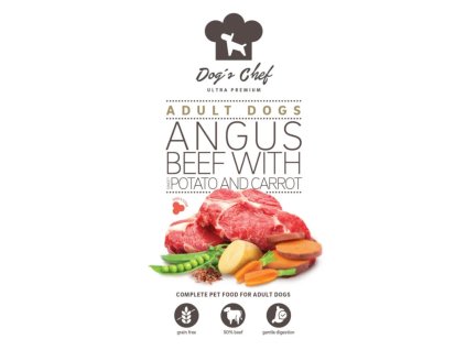Dog’s Chef Angus Beef with Sweet potato Carrot ADULT