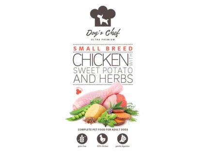 Dog’s Chef Chicken with Sweet potato and Herbs SMALL BREED