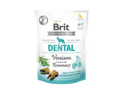 Pamlsok Brit Care Dog Functional Snack Dental Venison 150 g