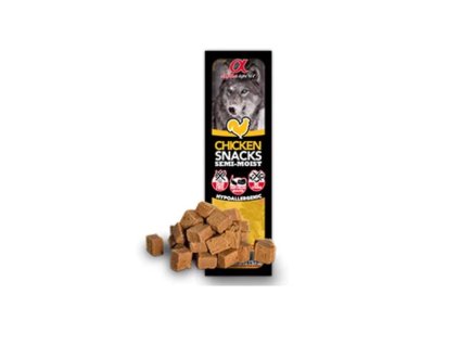 Pamlsok Alphaspirit dog snack kurací 35 g