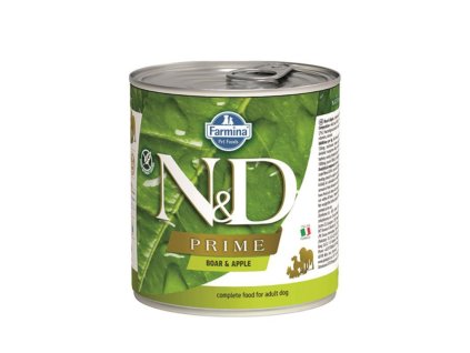 Farmina N&D dog PRIME boar & apple konzerva 285 g