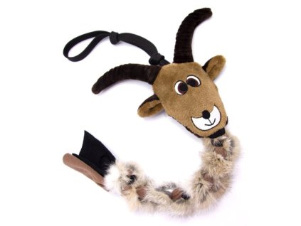 hracka pre psa kozorožec s kralicou kozusinou