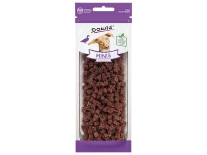 dokas minis pamlsky kocky z kacacieho masa pre psov 70 g