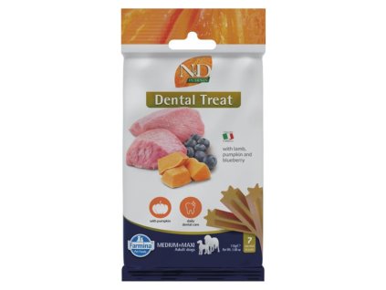 Pamlsok Farmina ND Pumpkin Dog Lamb Bluebery Adult medium & maxi 100 g