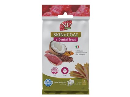 Pamlsok Farmina Quinoa Dog Skin Coat Duck Adult medium & maxi 100 g