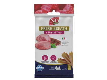 Pamlsok Farmina Quinoa Dog Fresh Breathe Adult Mini 60 g