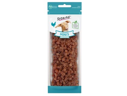 dokas minis pamlsky kocky z kuracieho masa pre psov 70 g