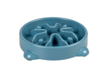 Spomalovacia Miska DUVO+ modrá 300ml S 19x19x4cm