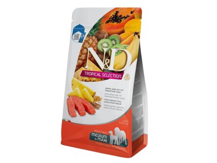 Farmina N&D dog TROPICAL SELECTION (AG) adult medium & maxi, salmon