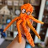 Plyšová hračka pre psa chobotnica oranžová 3