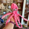 Plyšová hračka pre psa chobotnica ružová 3