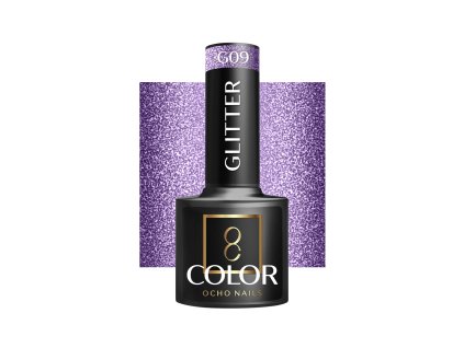 OCHO NAILS Hybrid-Nagellack glitter G09 -5 g