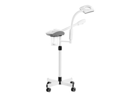 Kosmetikstuhl Vapozone Giovanni D-21 Weiß mit Lupenlampe & UV-Aroma-Funktion