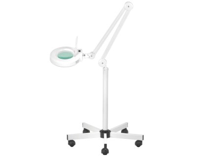 Lupenleuchte LED S5 mit 5 Dioptrien & 5-armigem Stativ