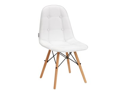 4Rico Kosmetikstuhl QS-185 weiß im skandinavischen Stil