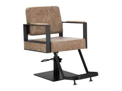 Friseurstuhl Gabbiano Modena Braun