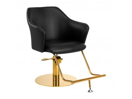 Friseurstuhl B204G Schwarz