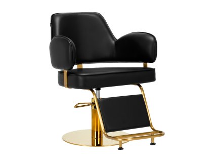 Friseurstuhl Gabbiano Linz NQ Gold Schwarz