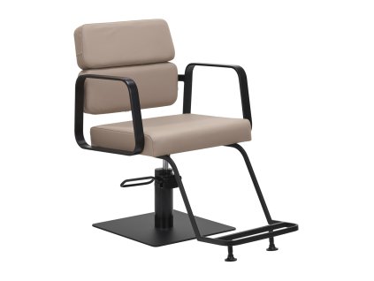 Friseurstuhl Gabbiano Porto-BM Schwarz Beige