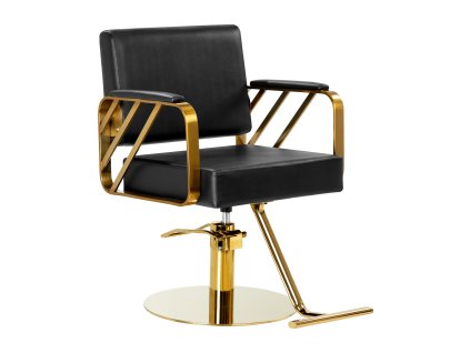 Gabbiano Friseurstuhl Genua gold schwarz