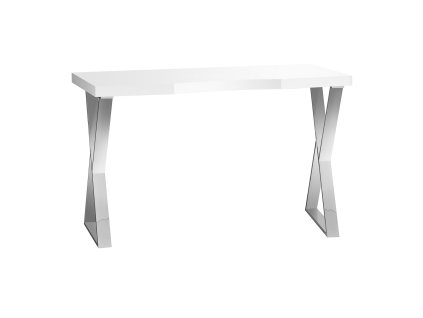 Nageltisch Momo 04-SL Weiß Silber