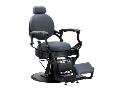 Barberstuhl Gabbiano Niccolo Graphit knopflos