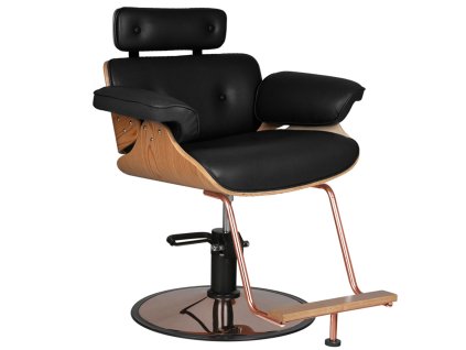 Gabbiano friseurstuhl florenz schwarz