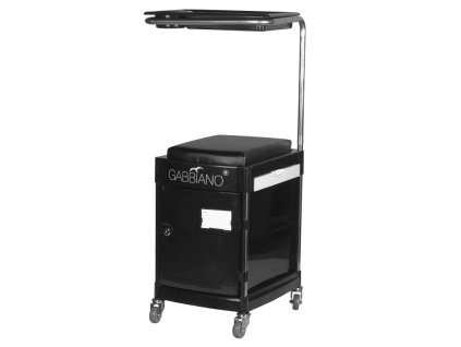 Beistellwagen / kosmetikhocker für pediküre 23 plus black