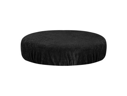 FROTTEEBEZUG FÜR HOCKER SCHWARZ